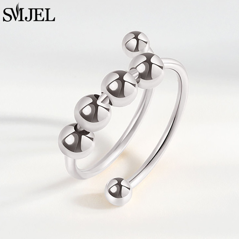 Gymnastic Ring - Anxiety Metal Balls Beads Rings for