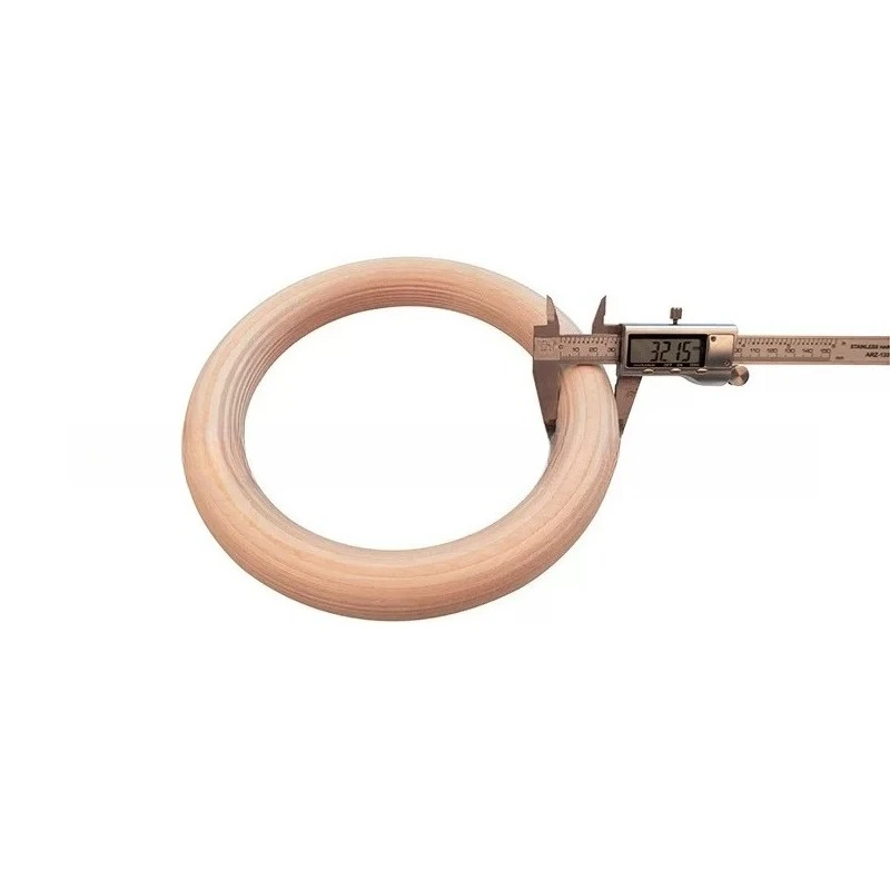 Gymnastic Ring - Safe Durable Birch Wood Fitness Gymnastics
