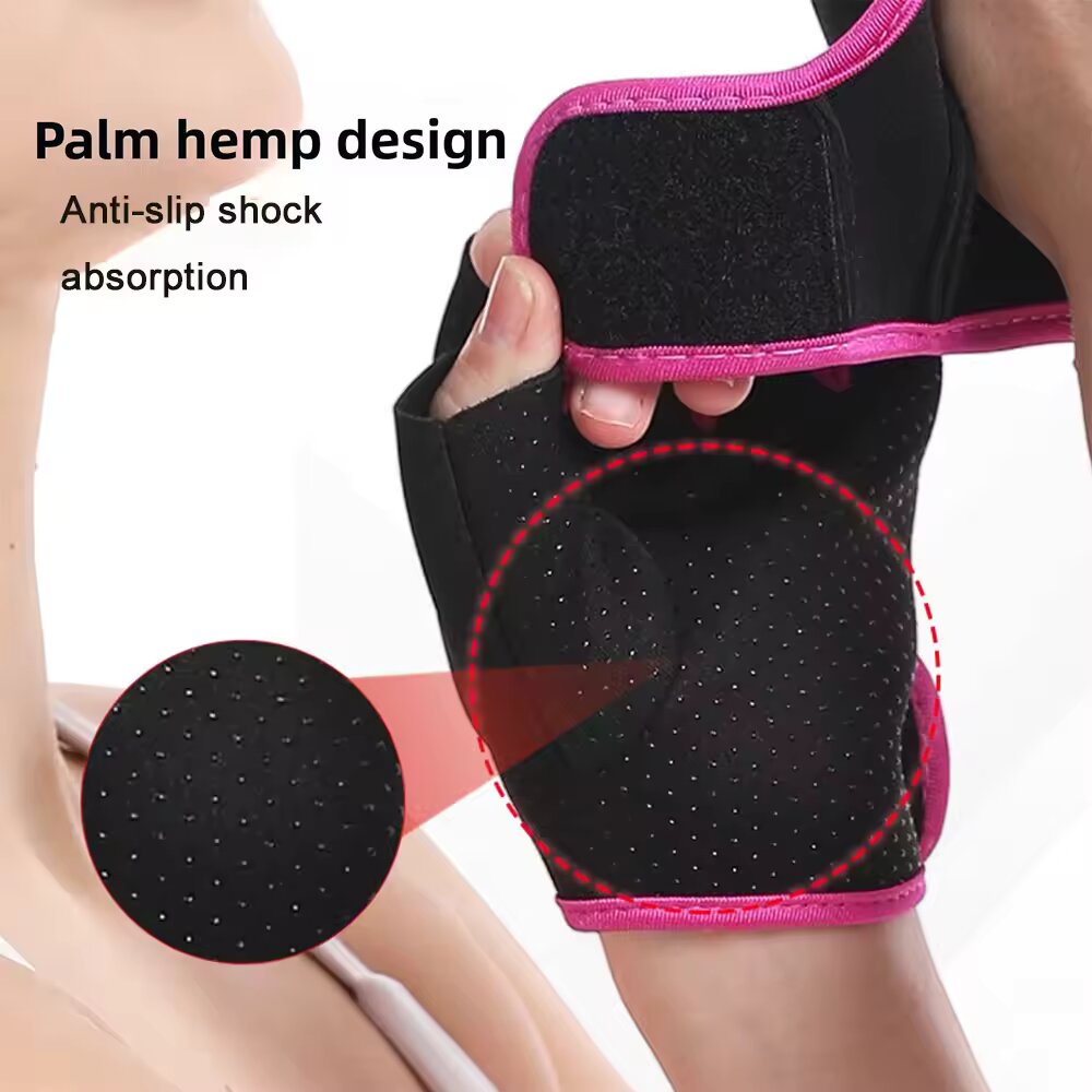 Breathable Half Finger Sports  - đánh giá và giá Weightlifting Gloves