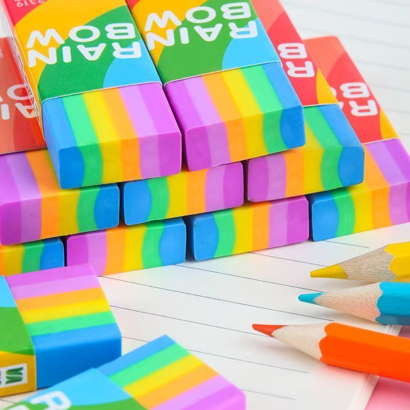 3/6/10/20 Pcs Colored Erasers  - đánh giá và giá Chalk Bag