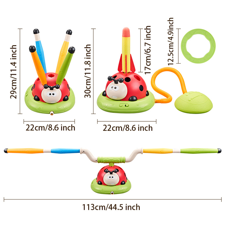 3 Styles Ladybug Rocket Launch - đánh giá và giá Gymnastic Ring