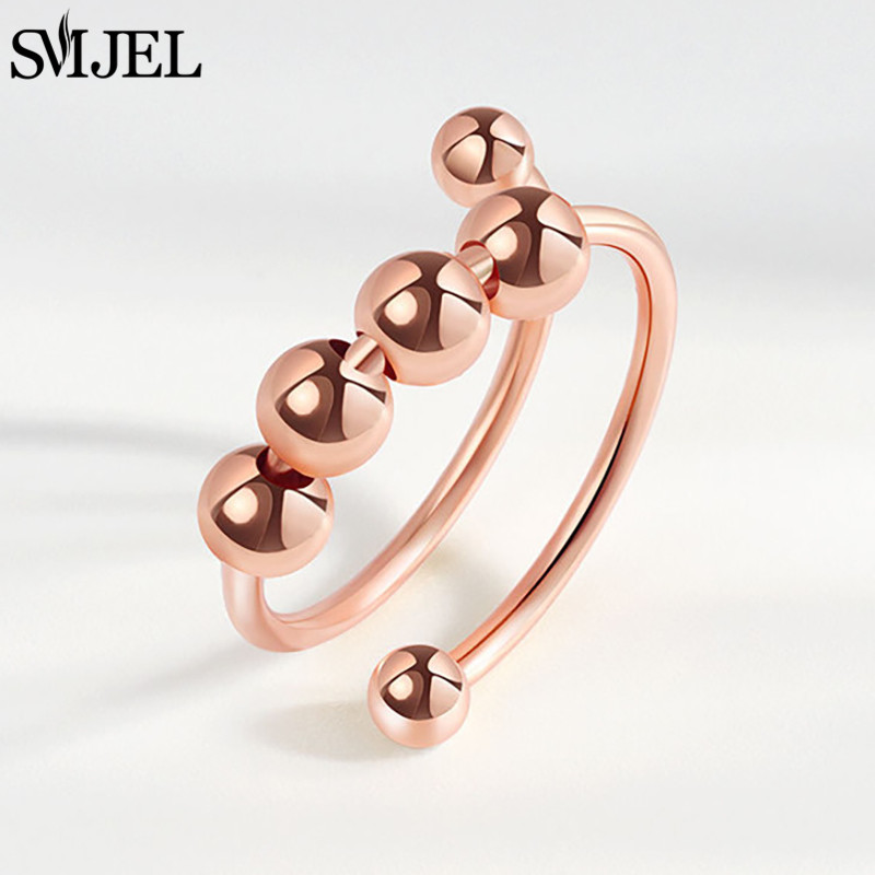 Anxiety Metal Balls Beads Ring - đánh giá và giá Gymnastic Ring
