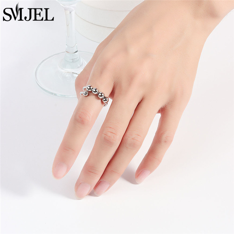 Anxiety Metal Balls Beads Ring - đánh giá và giá Gymnastic Ring
