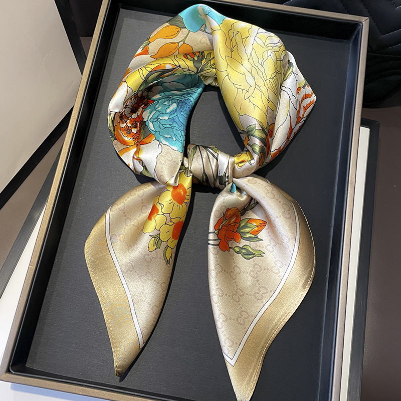 70cm New Women Silk Printed De - đánh giá và giá Wrist Wraps