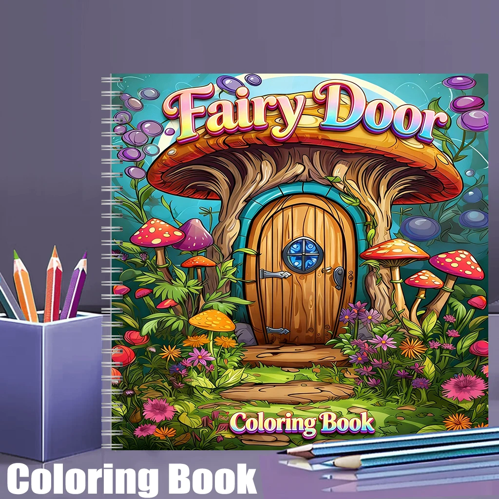 Coloring Book Fairy Door for A - đánh giá và giá Chalk Bag